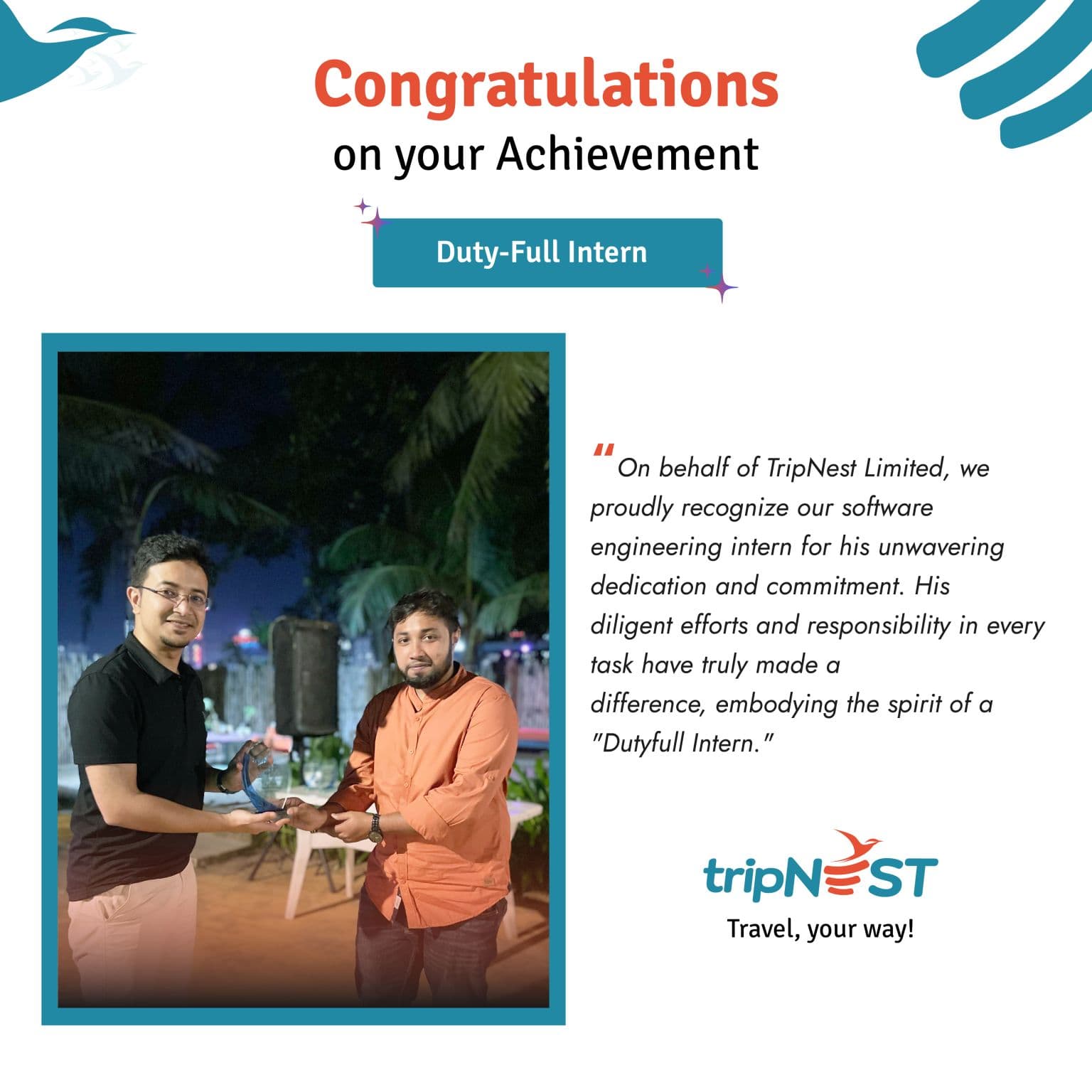 TripNest's Annual Performance Award 2024! 🏆